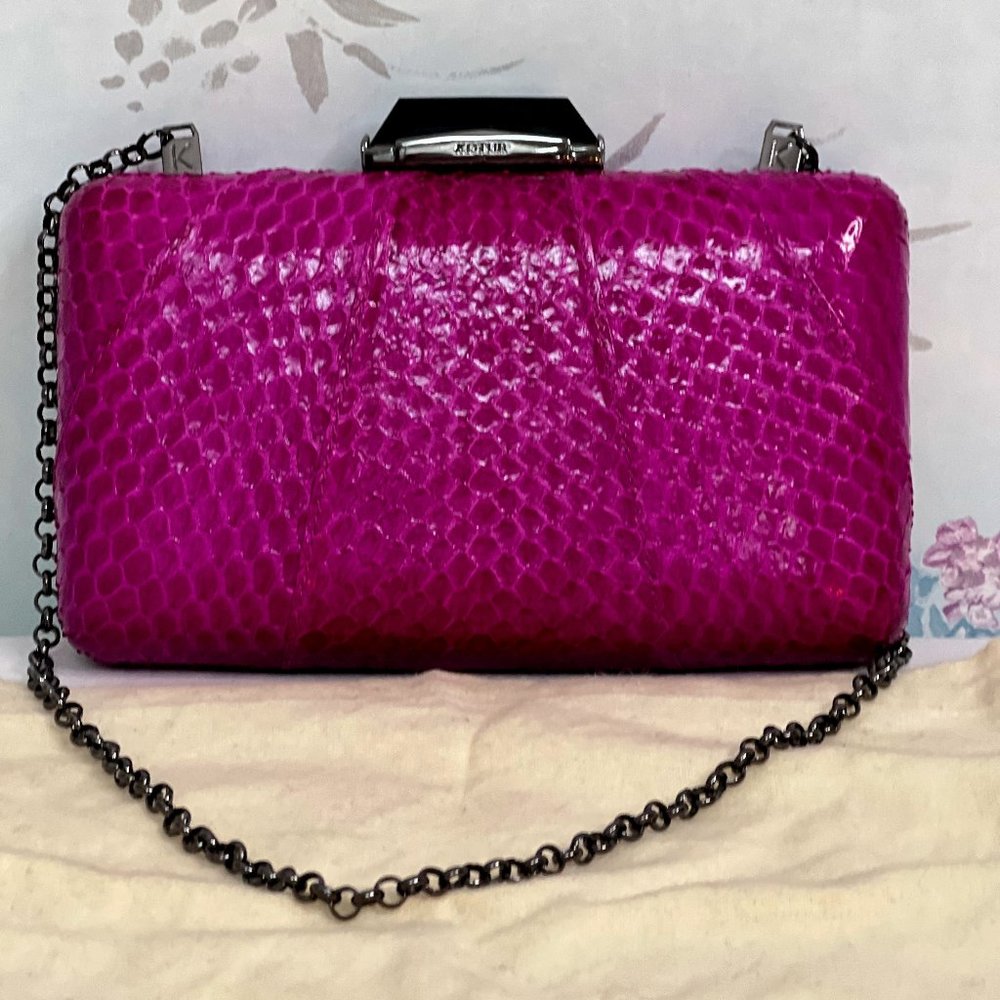 Kotur Espey Snakeskin Clutch